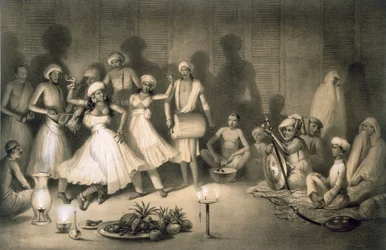 Tanz der Nautch-Mädchen, aus 